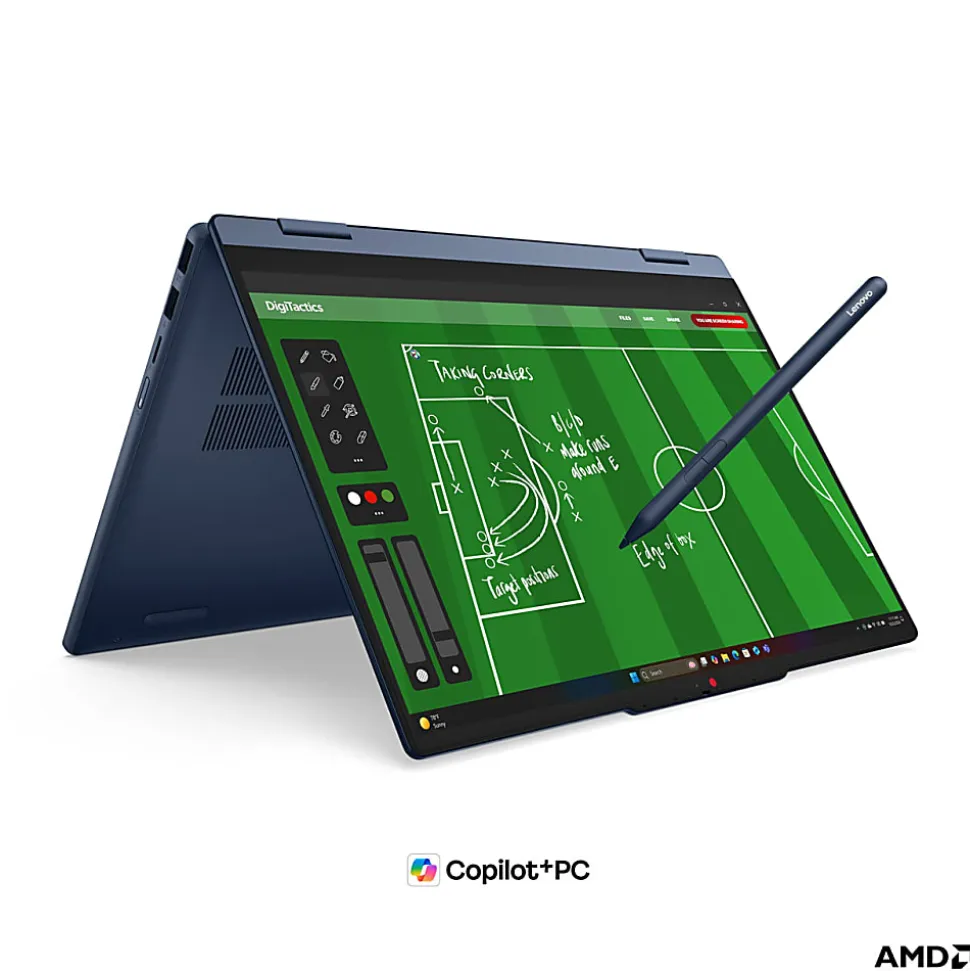 Lenovo IdeaPad 5a 2-in-1 Laptop, 14" Touchscreen, AMD Ryzen 7, 16GB Memory, 512GB Solid State Drive, Windows 11, Total Qty 1