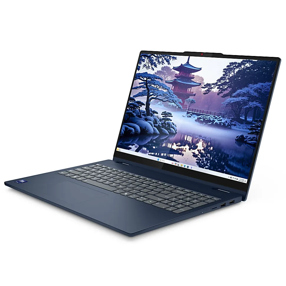 Lenovo Ideapad 5i 2-in-1 Laptop, 16" Touch Screen, Intel Core Ultra 7, 16GB Memory, 512GB Solid State Drive, Wi-Fi 6, Windows 11, Cosmic Blue