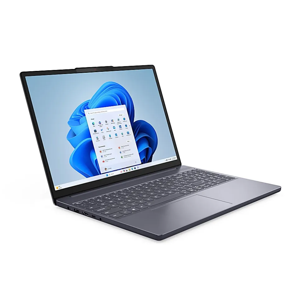 Lenovo Ideapad Slim 3 Laptop, 15.3" Screen, AMD Ryzen 5, 8GB Memory, 256GB Solid State Drive, Wi-Fi 6, Windows 11, Lunar Gray
