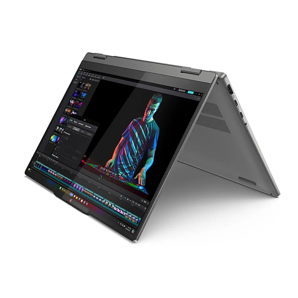 Lenovo - IdeaPad 5x 2-in-1 Laptop, Open Box, Copilot+ PC - 14" WUXGA OLED Touch Screen - Snapdragon X Plus - 16GB Memory - 83GH000BUS