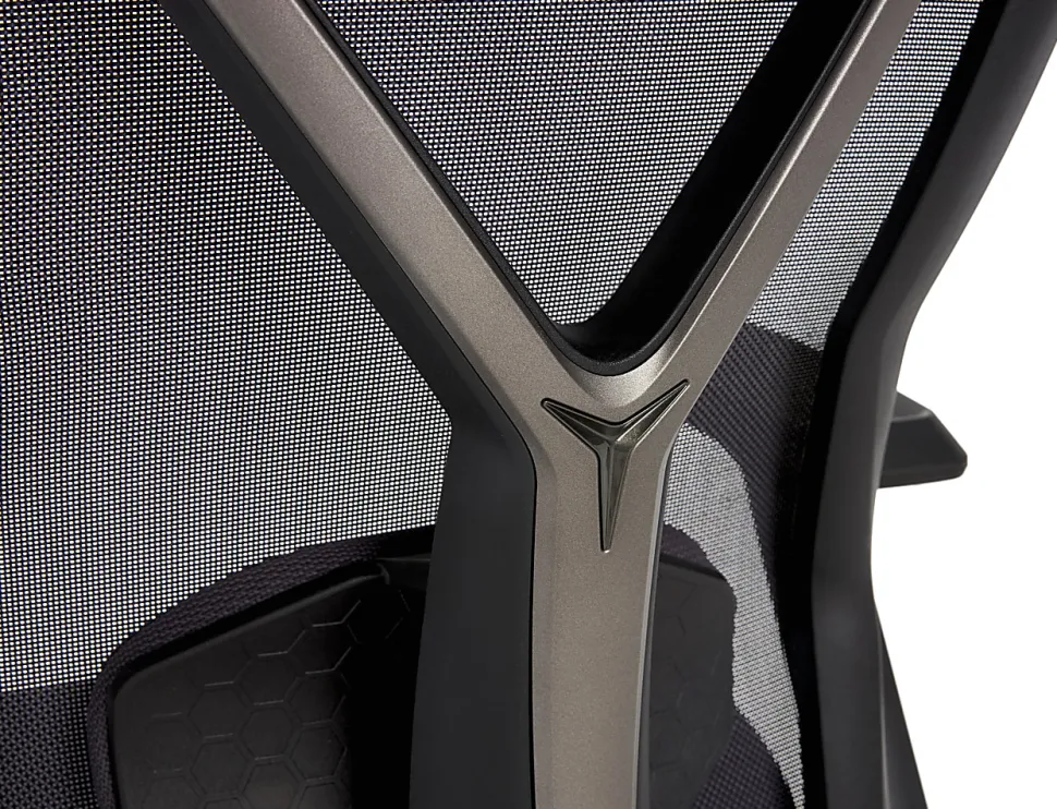 Lenovo® Legion Ergonomic Mesh High-Back Gaming Chair, Dark Gray/Black