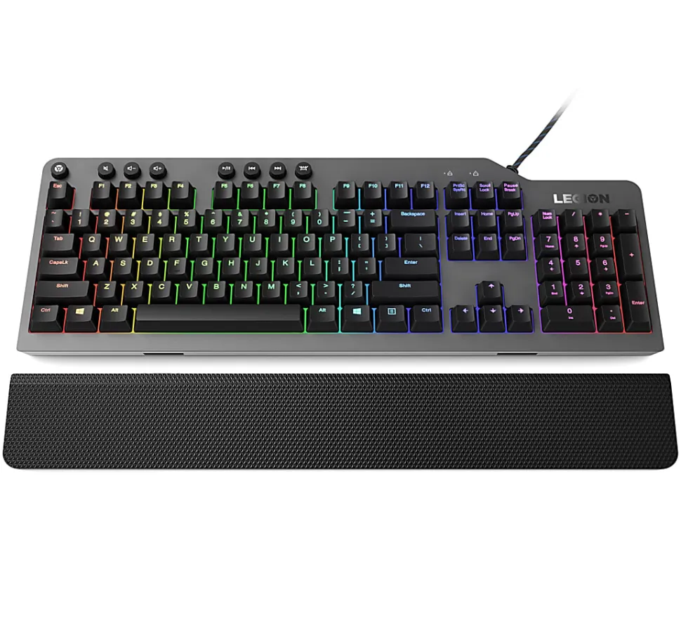 Lenovo® Legion K500 RGB Mechanical Gaming Keyboard, Black, GY40T26478