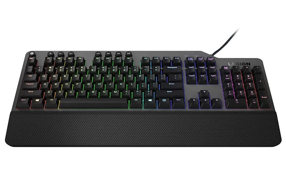 Lenovo® Legion K500 RGB Mechanical Gaming Keyboard, Black, GY40T26478