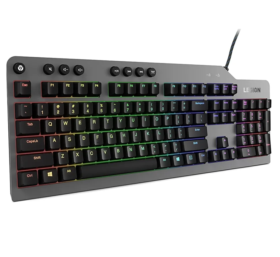 Lenovo® Legion K500 RGB Mechanical Gaming Keyboard, Black, GY40T26478