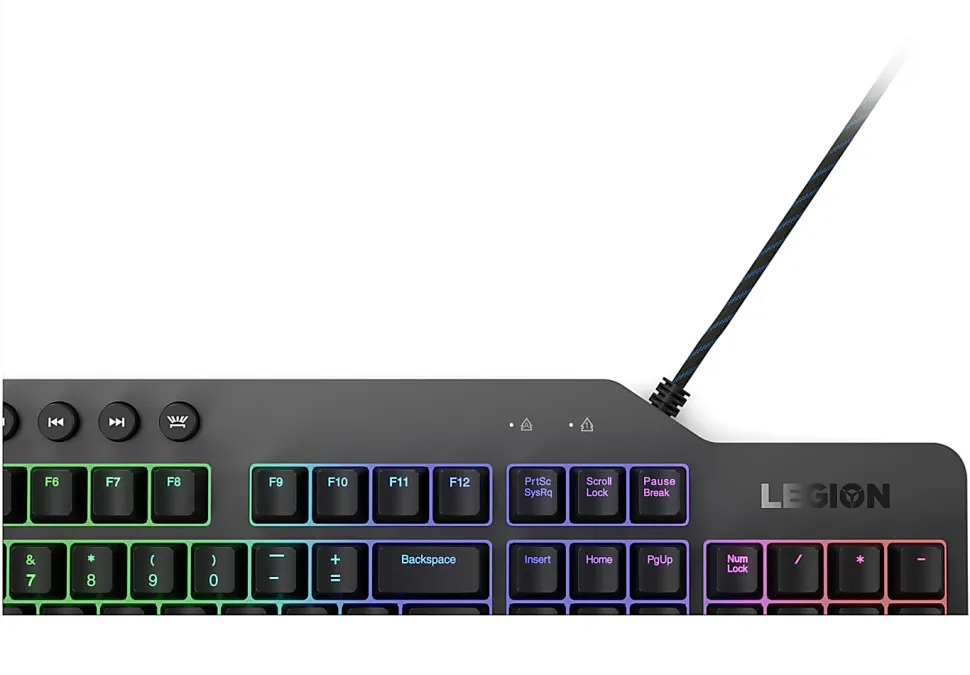 Lenovo® Legion K500 RGB Mechanical Gaming Keyboard, Black, GY40T26478