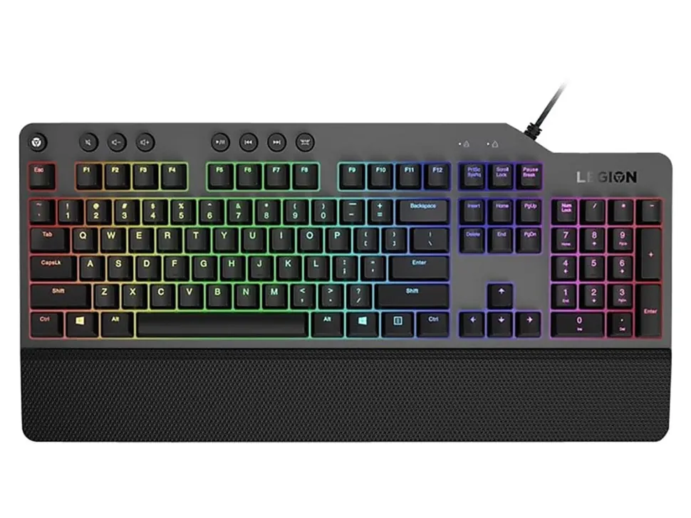 Lenovo® Legion K500 RGB Mechanical Gaming Keyboard, Black, GY40T26478
