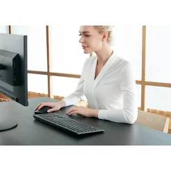 Lenovo® Professional Wireless Keyboard & Mouse, Compact Keyboard, Laser Mouse