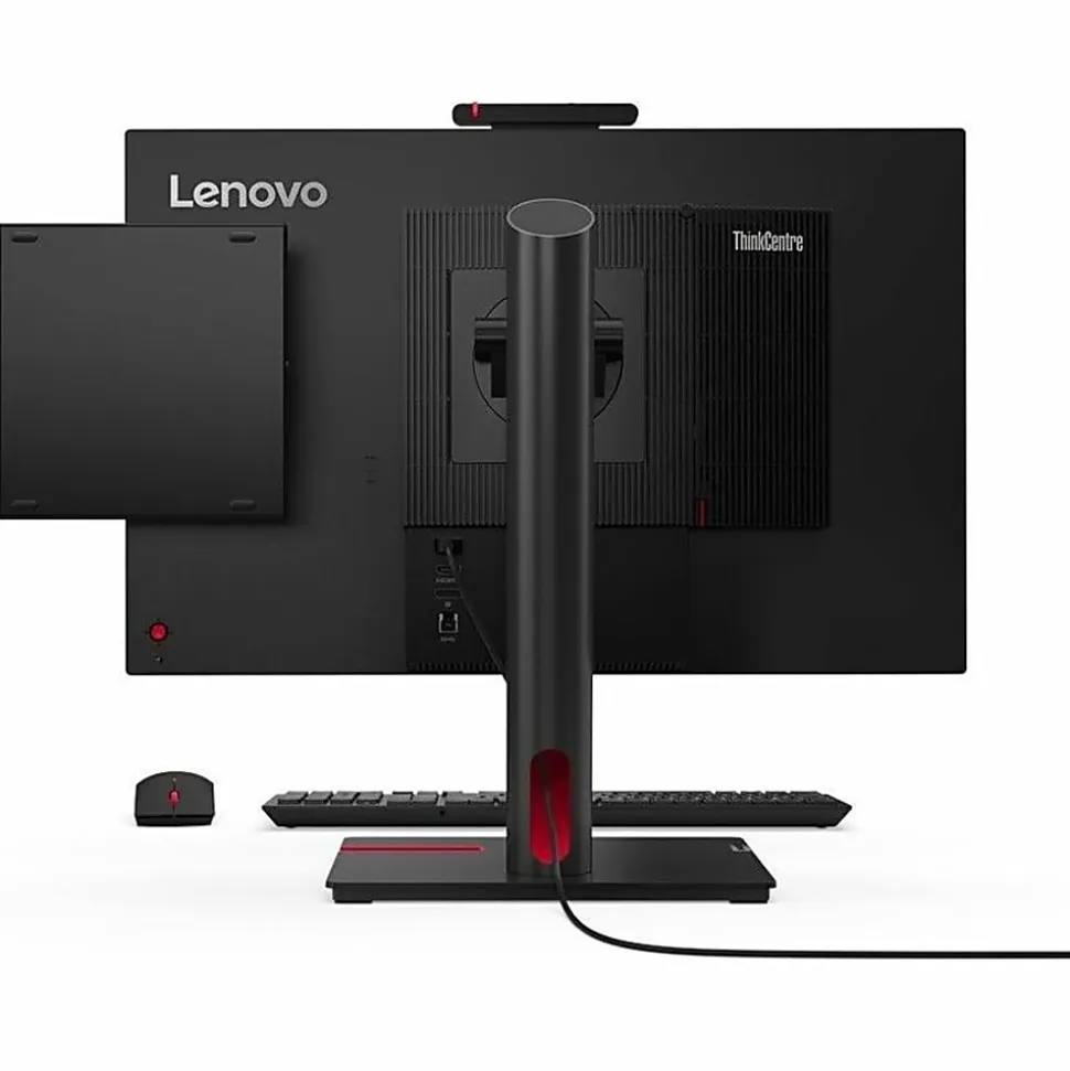 Lenovo ThinkCentre M75q Gen 5 12RQ000KUS Desktop Computer, AMD Ryzen 5 PRO 8500GE, 16 GB, 512 GB SSD, Tiny, Black, 12RQ000KUS