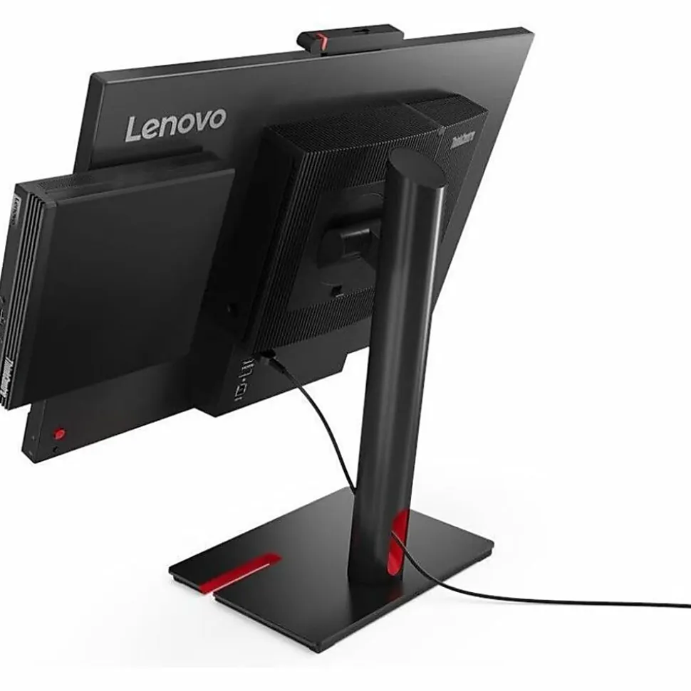 Lenovo ThinkCentre M75q Gen 5 12RQ000KUS Desktop Computer, AMD Ryzen 5 PRO 8500GE, 16 GB, 512 GB SSD, Tiny, Black, 12RQ000KUS