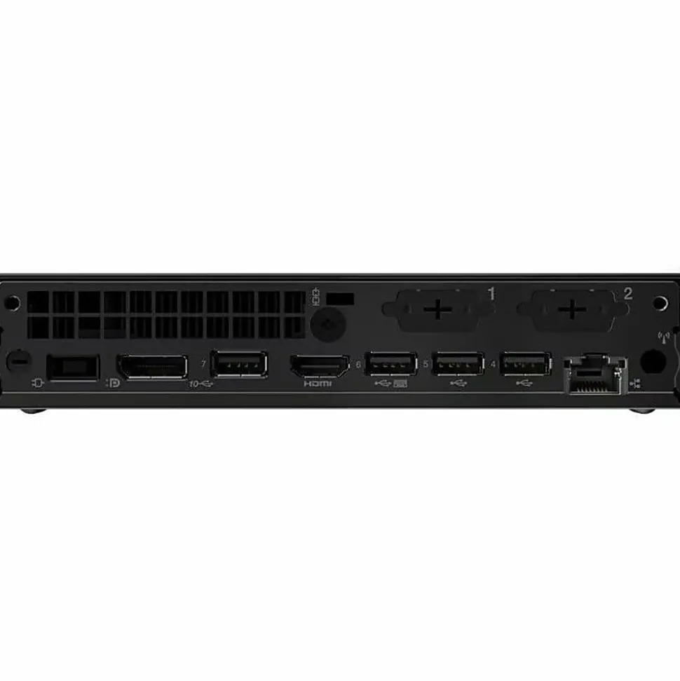 Lenovo ThinkCentre M75q Gen 5 12RQ000KUS Desktop Computer, AMD Ryzen 5 PRO 8500GE, 16 GB, 512 GB SSD, Tiny, Black, 12RQ000KUS