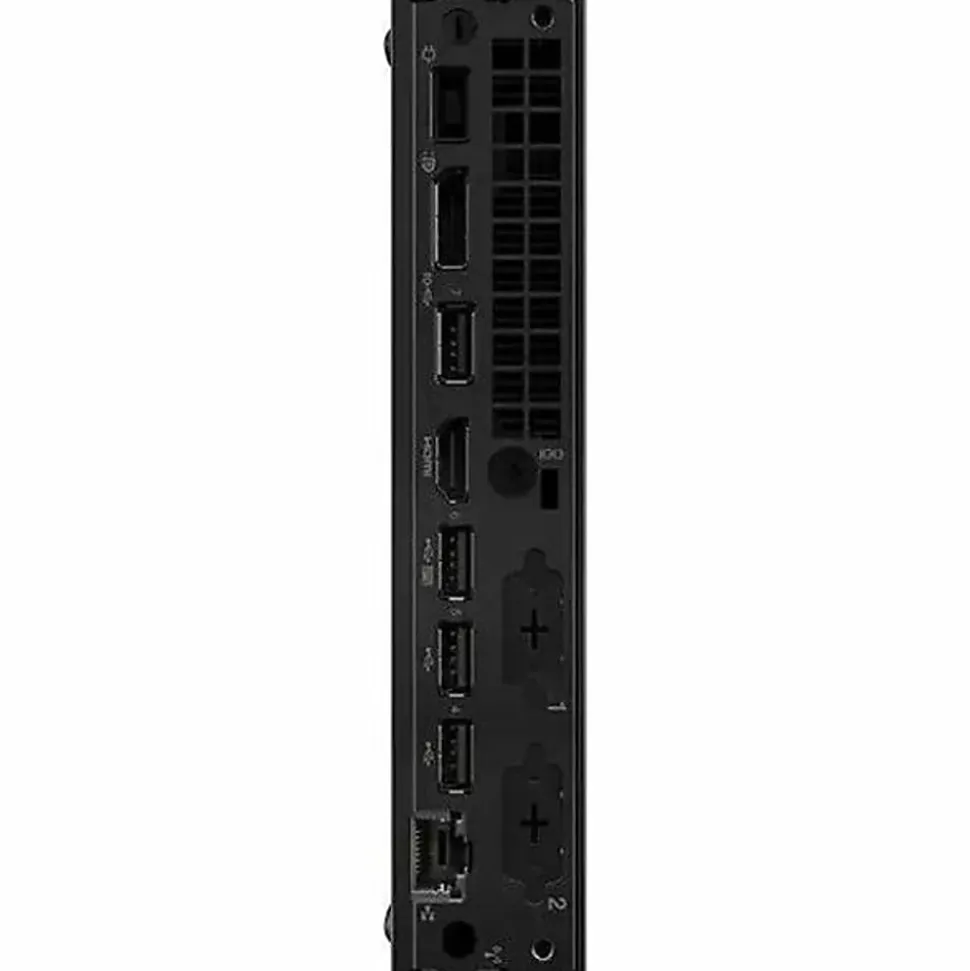 Lenovo ThinkCentre M75q Gen 5 12RQ000KUS Desktop Computer, AMD Ryzen 5 PRO 8500GE, 16 GB, 512 GB SSD, Tiny, Black, 12RQ000KUS