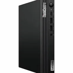 Lenovo ThinkCentre M75q Gen 5 12RQ000KUS Desktop Computer, AMD Ryzen 5 PRO 8500GE, 16 GB, 512 GB SSD, Tiny, Black, 12RQ000KUS