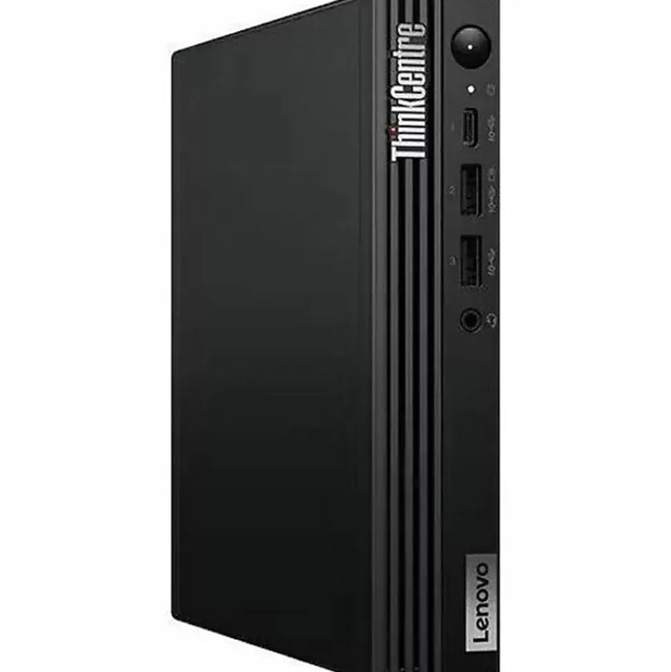 Lenovo ThinkCentre M75q Gen 5 12RQ000KUS Desktop Computer, AMD Ryzen 5 PRO 8500GE, 16 GB, 512 GB SSD, Tiny, Black, 12RQ000KUS