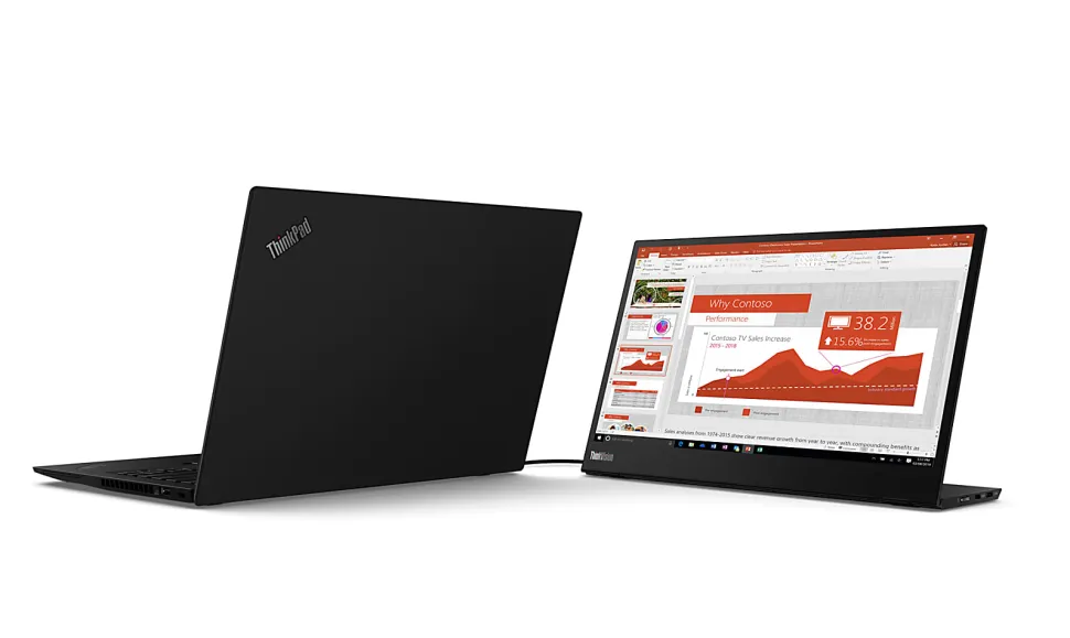 Lenovo™ ThinkVision M14 14" FHD IPS USB-C Portable Monitor, 6JZ113