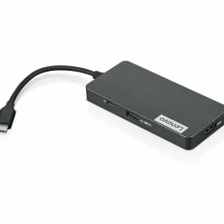 Lenovo® USB Type-C 7-In-1 Travel Hub, Iron Gray, GX90T77924