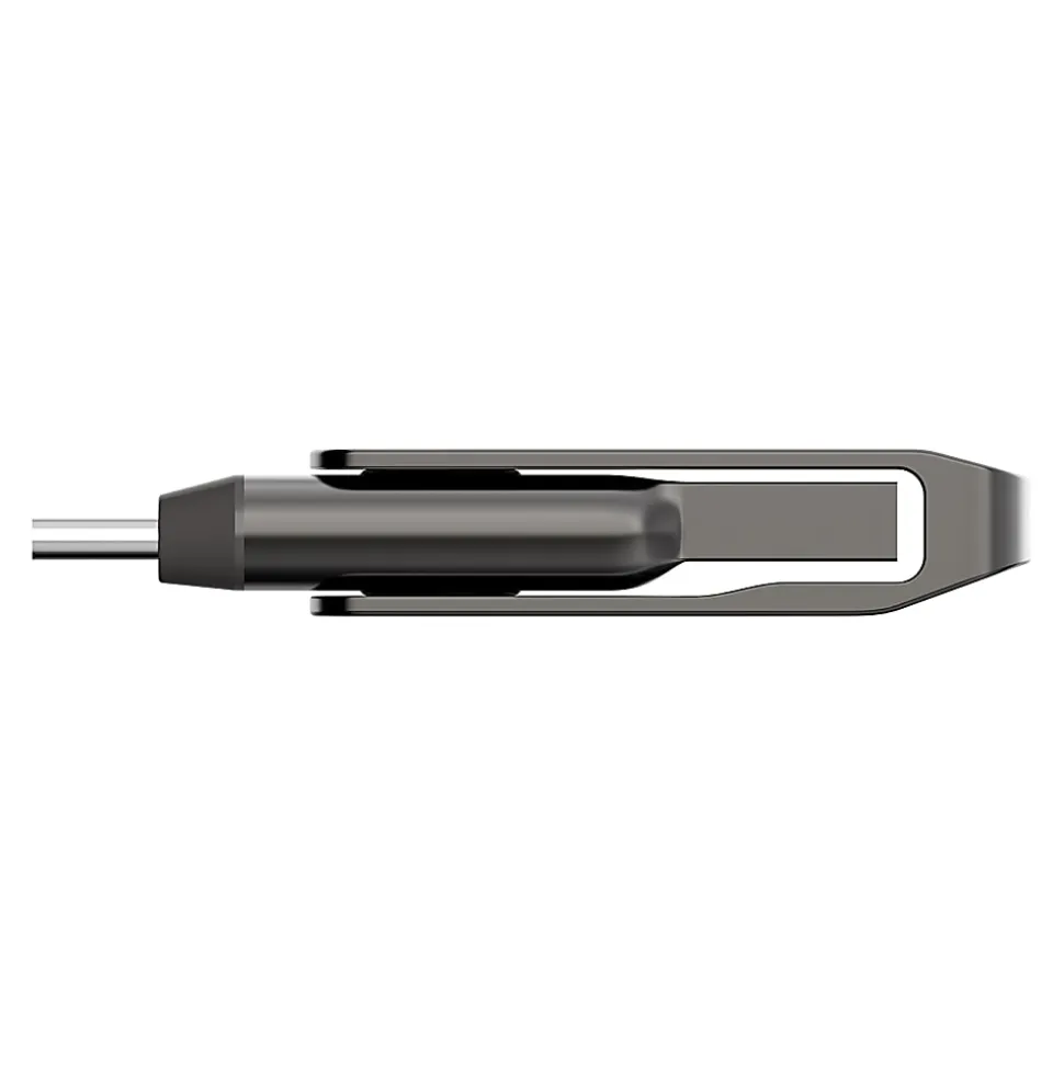 Lexar JumpDrive Dual Drive D400 USB Flash Drive, 256 GB, Silver