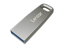 Lexar® JumpDrive® M45 USB 3.1 Flash Drive, 128GB, Silver, LJDM45-128ABSLNA