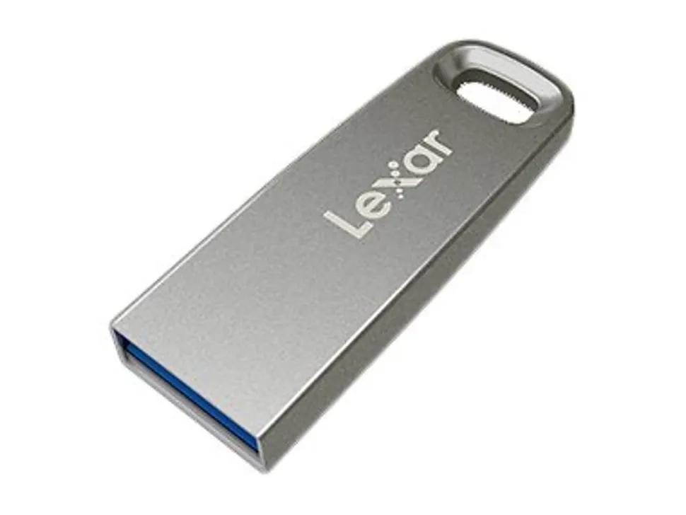 Lexar® JumpDrive® M45 USB 3.1 Flash Drive, 128GB, Silver, LJDM45-128ABSLNA