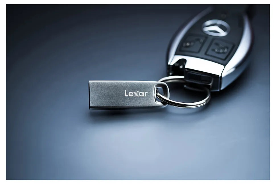 Lexar® JumpDrive® M45 USB 3.1 Flash Drive, 128GB, Silver, LJDM45-128ABSLNA