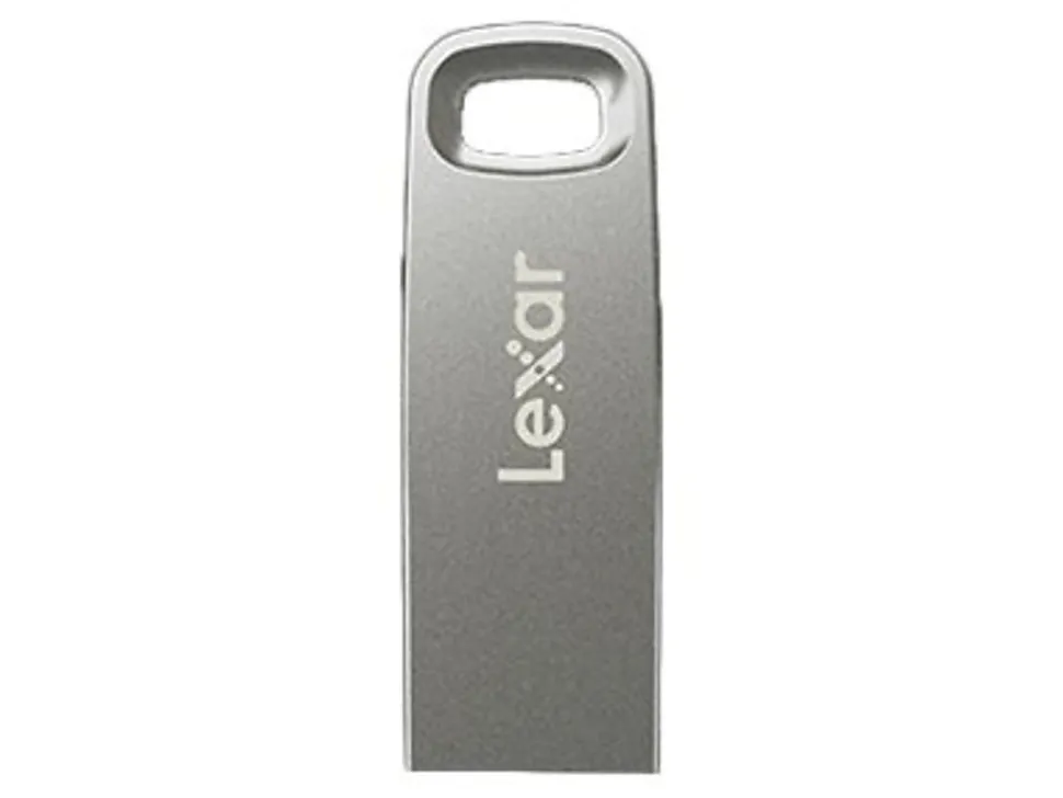 Lexar® JumpDrive® M45 USB 3.1 Flash Drive, 128GB, Silver, LJDM45-128ABSLNA