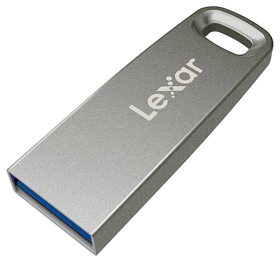 Lexar® JumpDrive® M45 USB 3.1 Flash Drive, 128GB, Silver, LJDM45-128ABSLNA