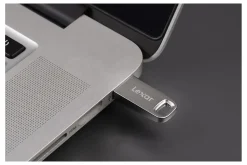 Lexar® JumpDrive® M45 USB 3.1 Flash Drive, 64GB, Silver, LJDM45-64GABSLNA