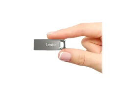 Lexar® JumpDrive® M45 USB 3.1 Flash Drive, 64GB, Silver, LJDM45-64GABSLNA