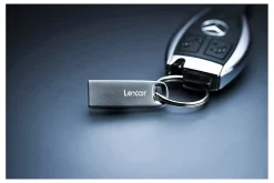 Lexar® JumpDrive® M45 USB 3.1 Flash Drive, 64GB, Silver, LJDM45-64GABSLNA