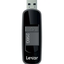 Lexar® JumpDrive® S75 USB 3.0 Flash Drive, 256GB, Black, LJDS75-256ABNLN