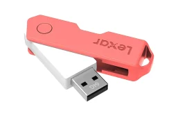 Lexar® JumpDrive® TwistTurn2 USB 2.0 Flash Drive, 64GB, Assorted Colors, LJDTT2-64GABOD20