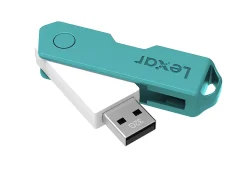 Lexar® JumpDrive® TwistTurn2 USB 2.0 Flash Drive, 32GB, Assorted Colors, LJDTT2-32GABOD20