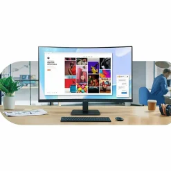 LG 32MR50C-B 32" Class Full HD Curved Screen LCD Monitor - 16:9 - 31.5" Viewable - Vertical Alignment (VA) - 32MR50CBAUSQ