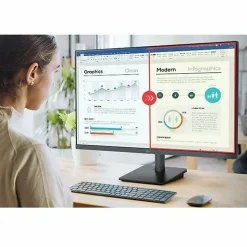 LG 27MS500-B 27” Display LCD Monitor, FreeSync