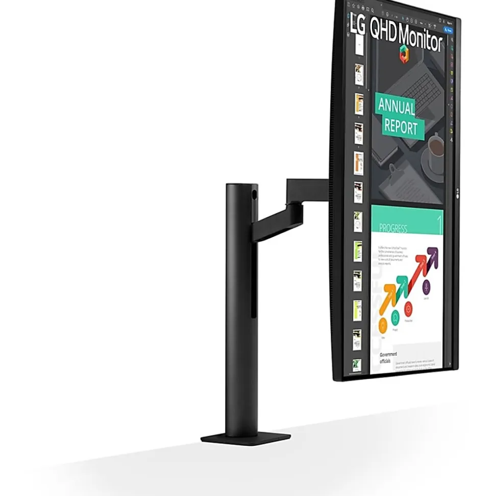 LG 27” QHD IPS HDR 10 USB-C Monitor With Ergo Stand