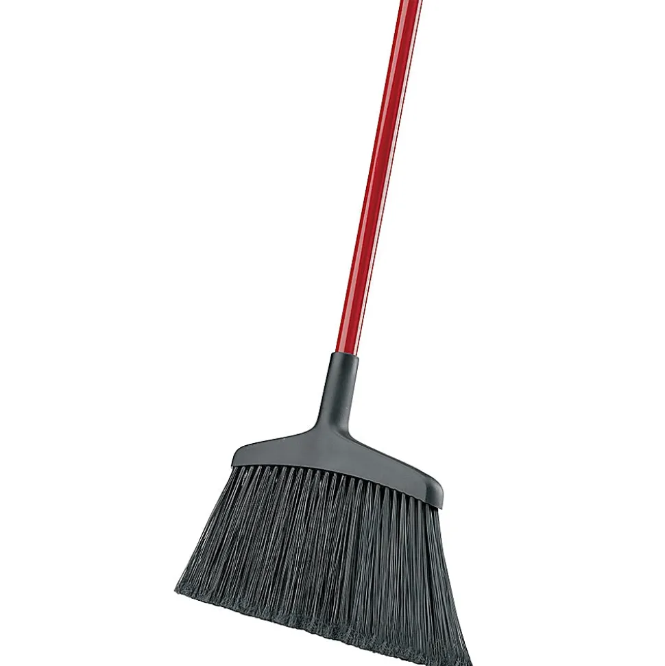 Libman Commercial Wide Angle Steel Brooms, 15", Set Of 6 Brooms