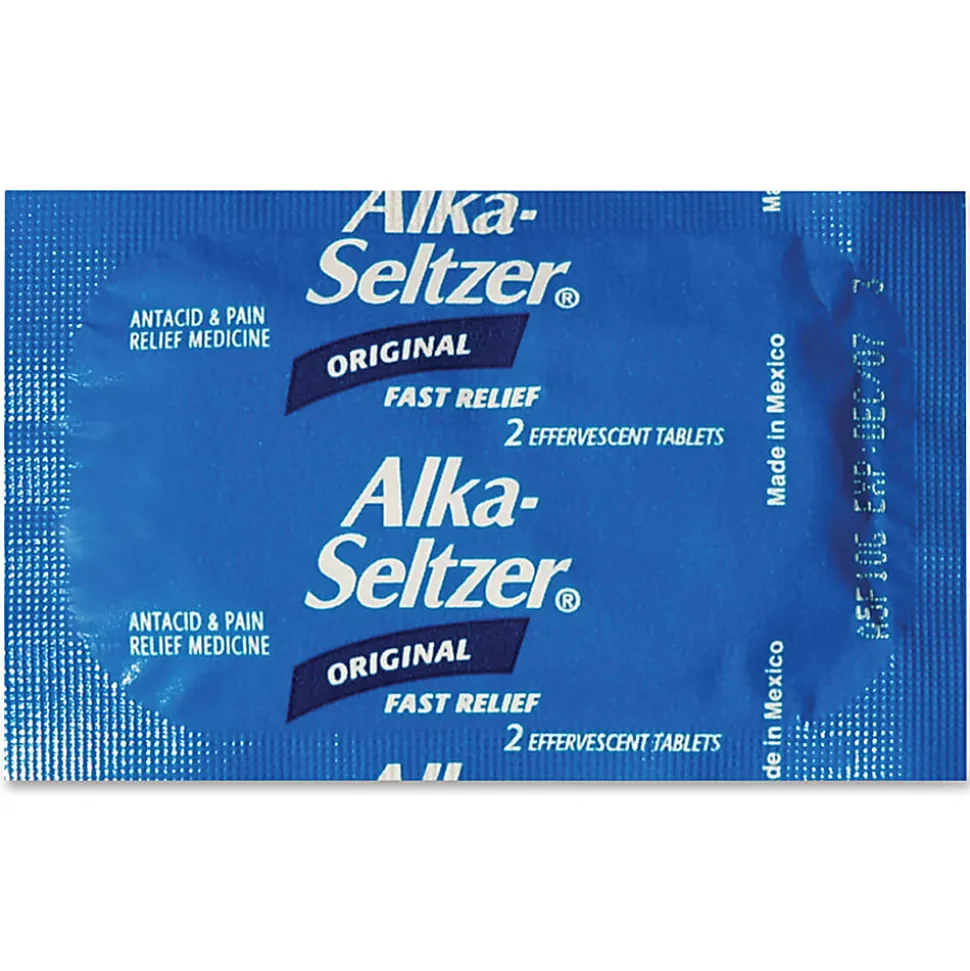 Lil' Drugstore Alka-Seltzer, 2 Per Packet, Box Of 15 Packets