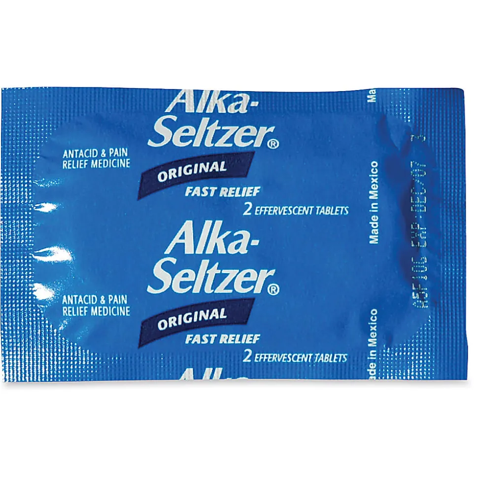 Lil' Drugstore Alka-Seltzer, 2 Per Packet, Box Of 15 Packets