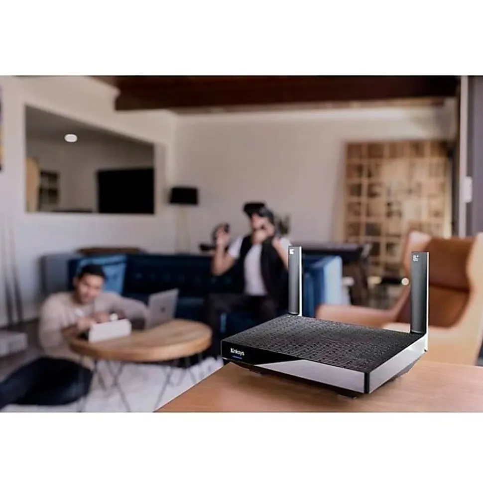 Linksys Hydra 6: Dual-Band Mesh WiFi 6 Router - Dual Band - 2.40 GHz ISM Band - 5 GHz UNII Band - 2x Antenna(2x External) - MR20EC