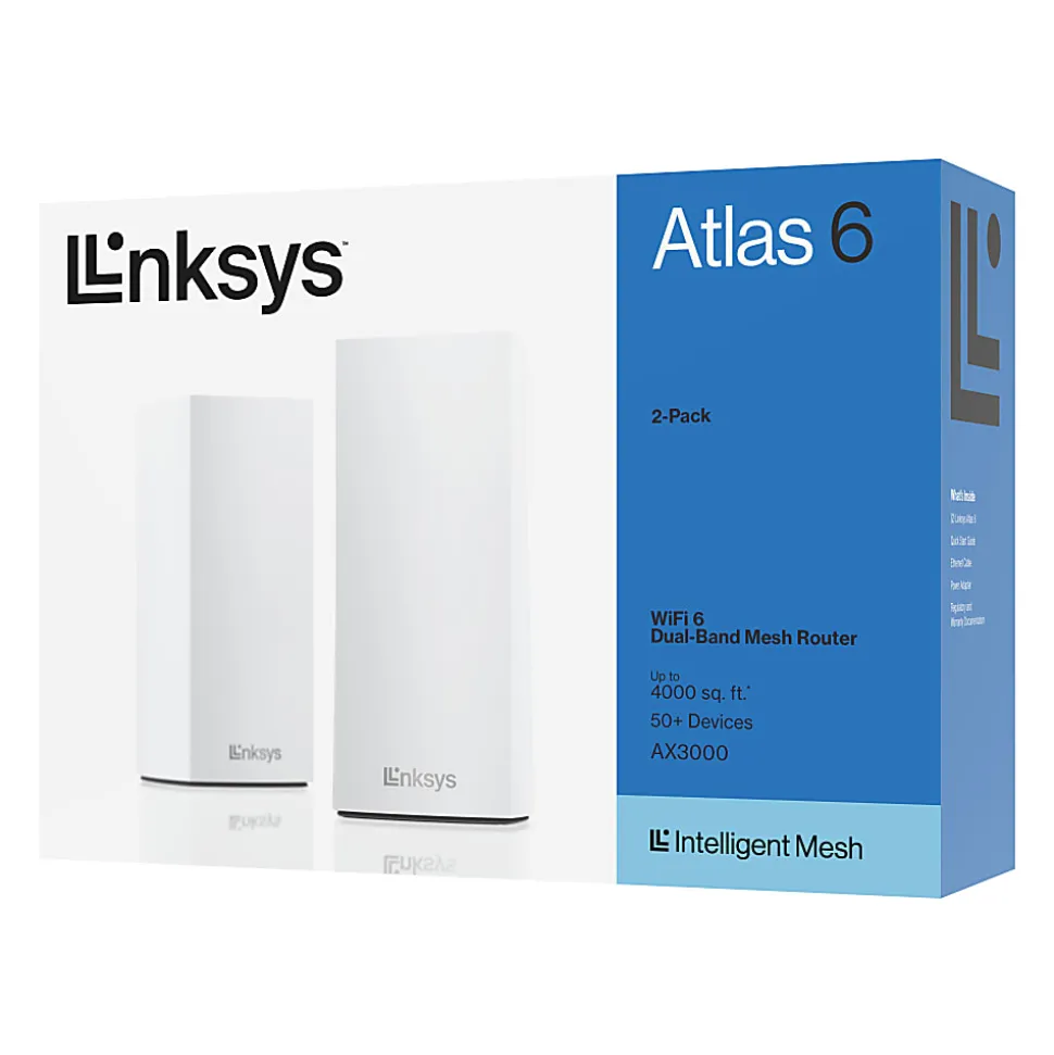 Linksys® VELOP Atlas 6 Wi-Fi System, Set Of 2 Routers