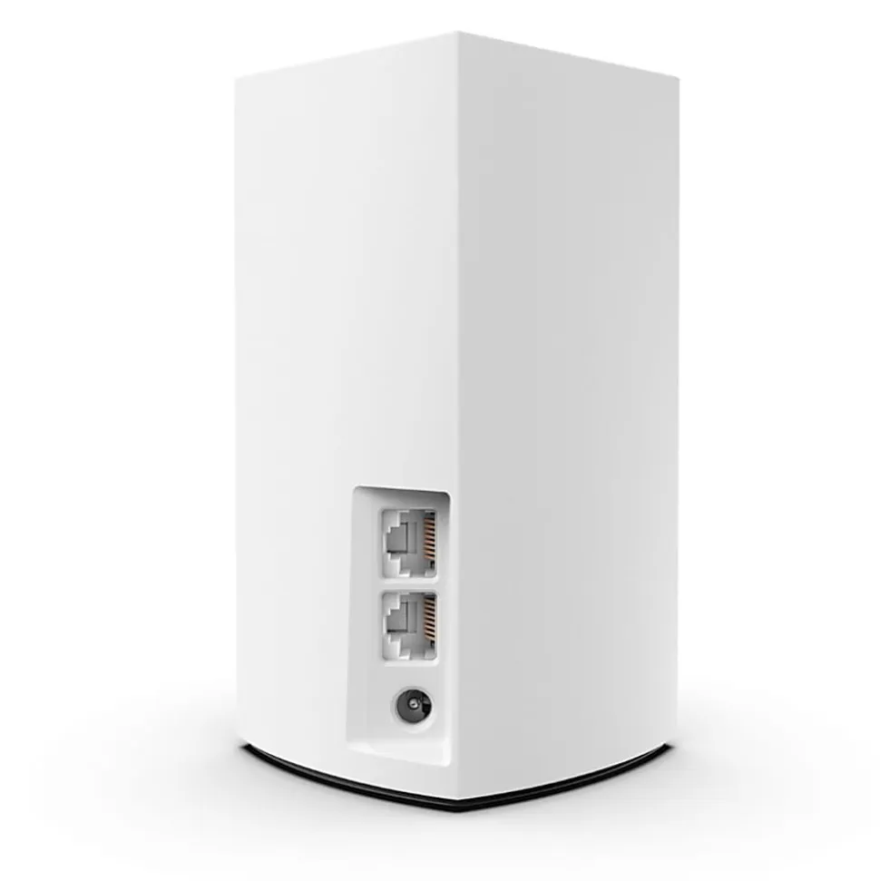 Linksys® Velop Intelligent Mesh™ 2-Port Gigabit Ethernet Wi-Fi Systems, WHW0102, Pack Of 2 Systems