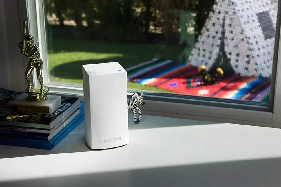 Linksys® Velop Intelligent Mesh™ 2-Port Gigabit Ethernet Wi-Fi Systems, WHW0102, Pack Of 2 Systems