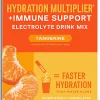 Liquid IV Hydration Multiplier+ Immune Support Drink Mix, 0.56 Fl Oz, Tangerine, Pack Of 10 Pouches
