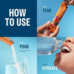 Liquid IV Hydration Multiplier+ Immune Support Drink Mix, 0.56 Fl Oz, Tangerine, Pack Of 10 Pouches