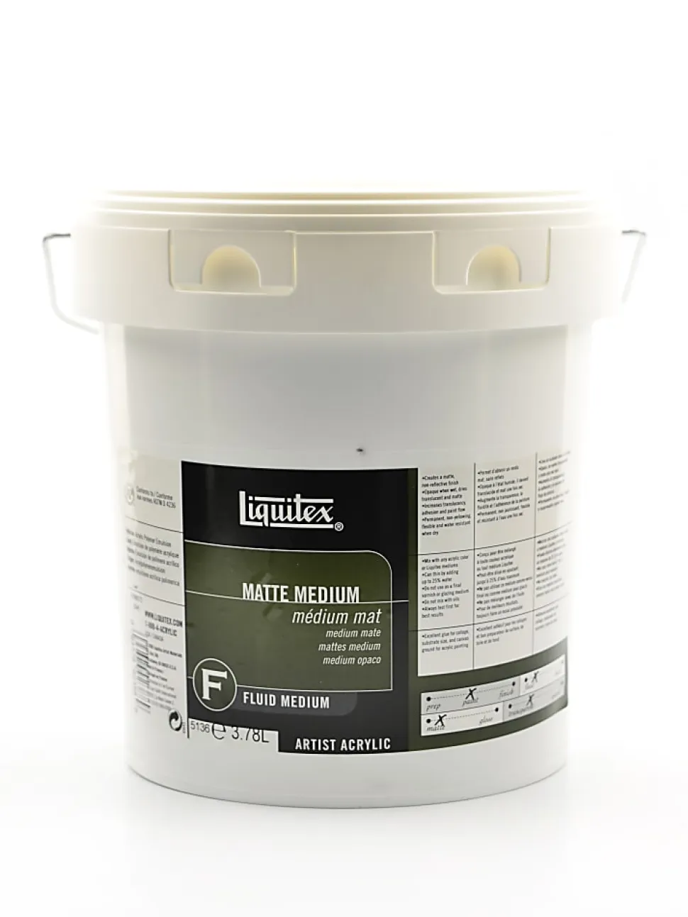 Liquitex Professional - Medium - liquid - for acrylic paint - matt - 1 gal