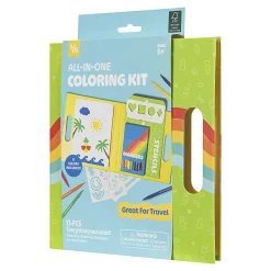 Little Yellow Bicycle All-in-One Coloring Kit! Packed with everything kids need  - 44429