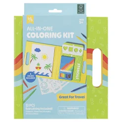 Little Yellow Bicycle All-in-One Coloring Kit! Packed with everything kids need - 44429