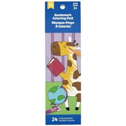 Little Yellow Bicycle® Bookmark Coloring Pad, Giraffe, Pad Of 24 Bookmarks