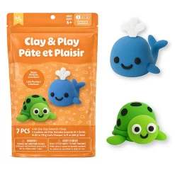 Little Yellow Bicycle Clay & Play Ocean Kit, 5-1/2" x 9", Total Qty 1