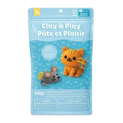 Little Yellow Bicycle Clay & Play Cat Kit, 5-1/2