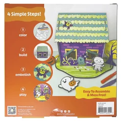 Little Yellow Bicycle® Color & Play Haunted House, Set Of 68 Pieces
